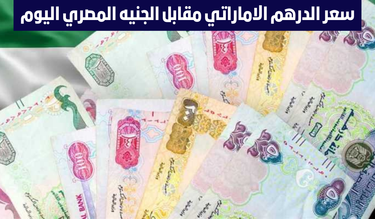 سعر الدرهم مقابل الجنيه