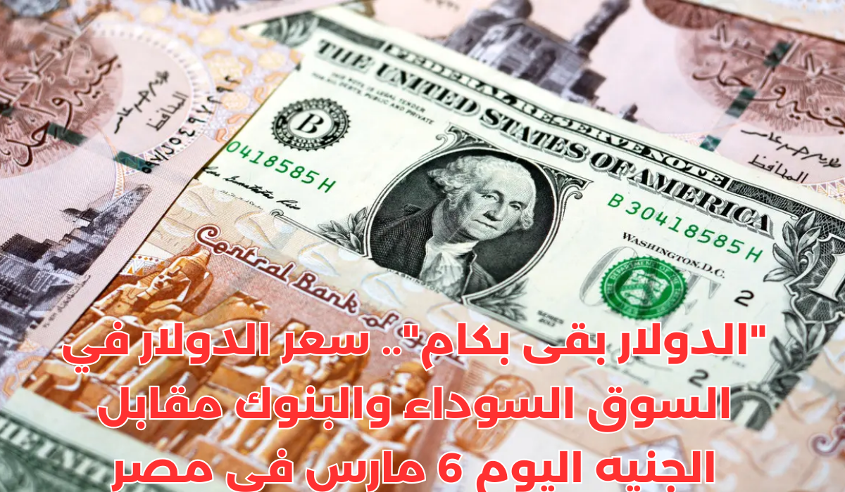 الدولار في السوق السوداء