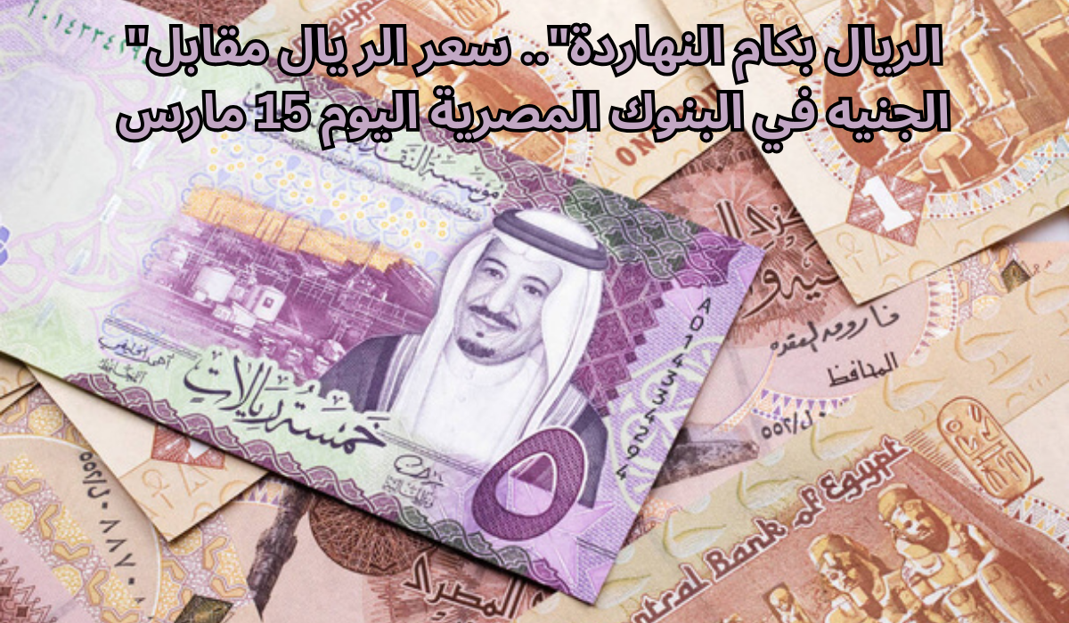 سعر الر يال مقابل الجنيه