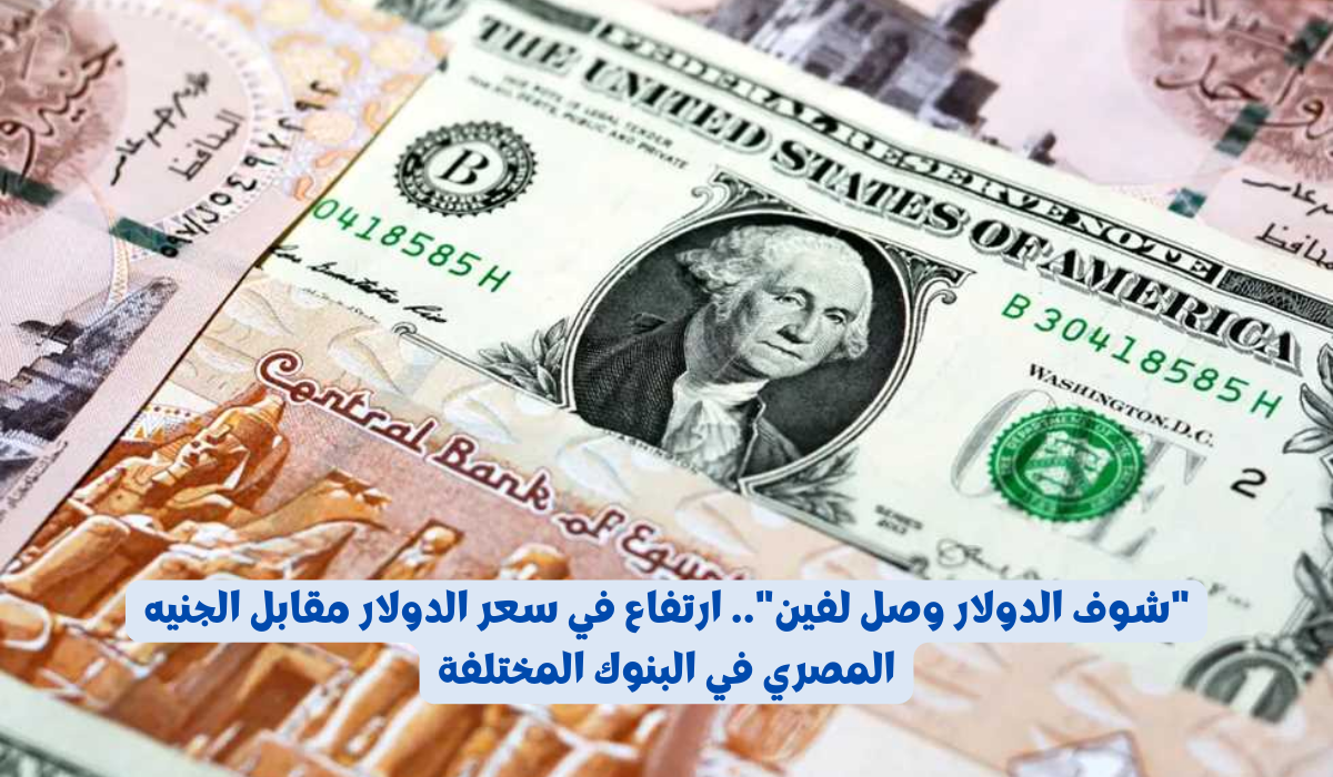 سعر الدولار مقابل الجنيه