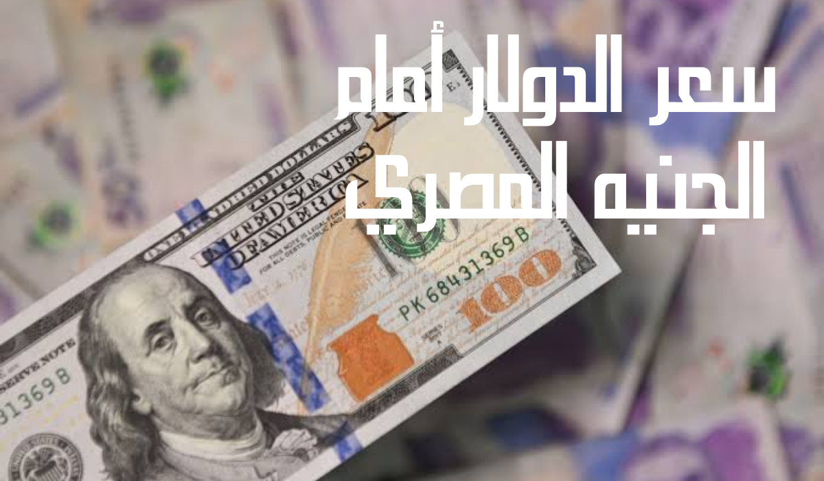 سعر الدولار أمام الجنيه 