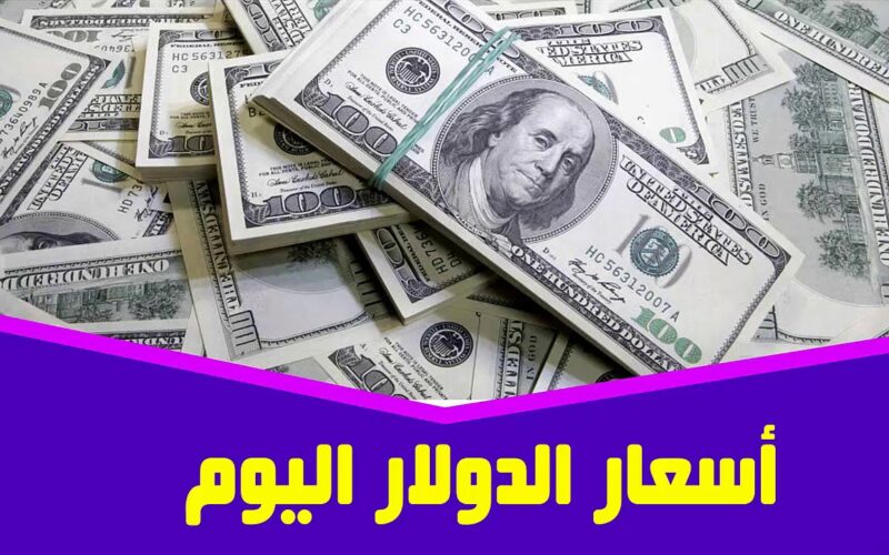 سعر الدولار مقابل الجنيه اليوم